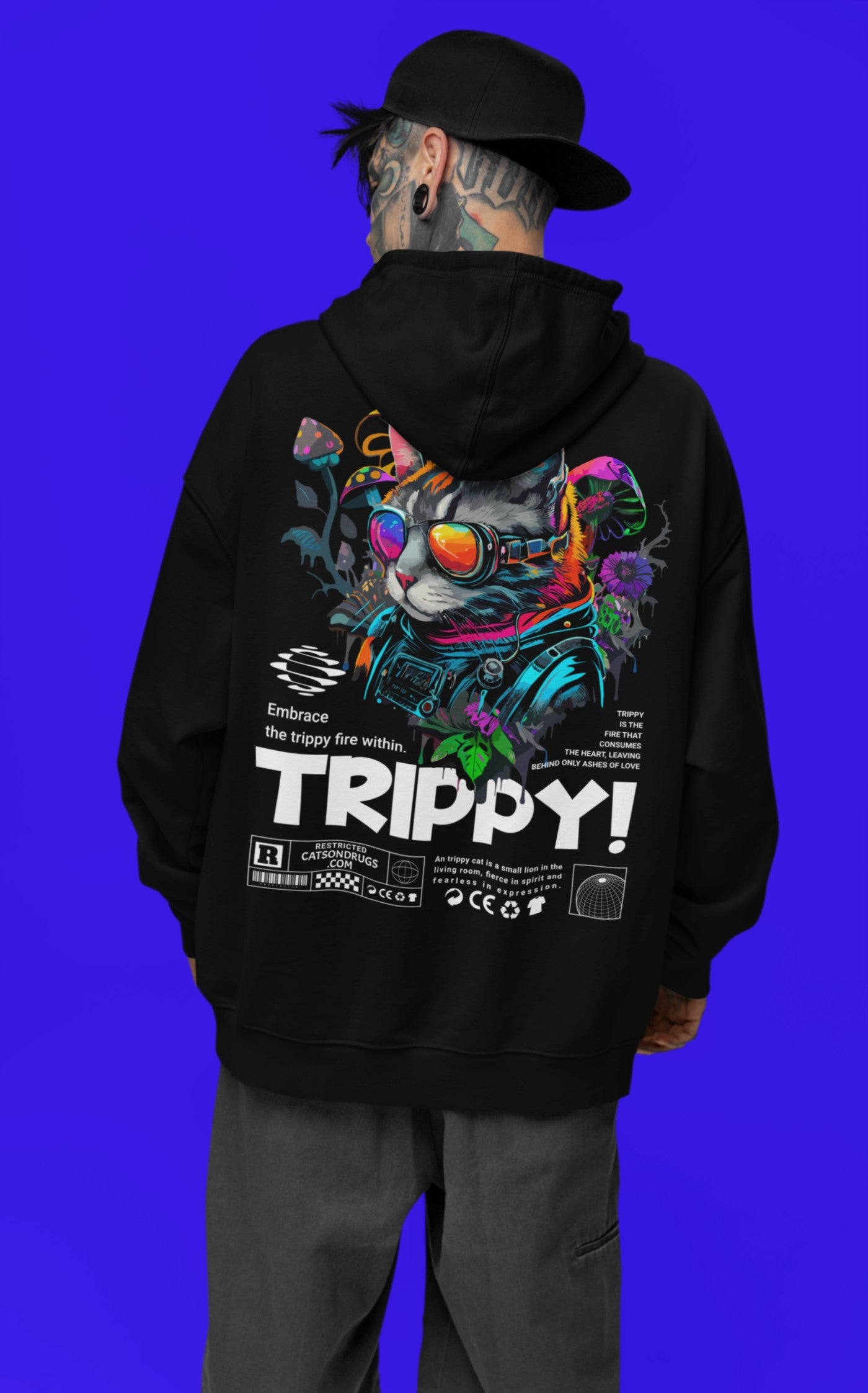 Trippy Cat | Trippy Hoodie