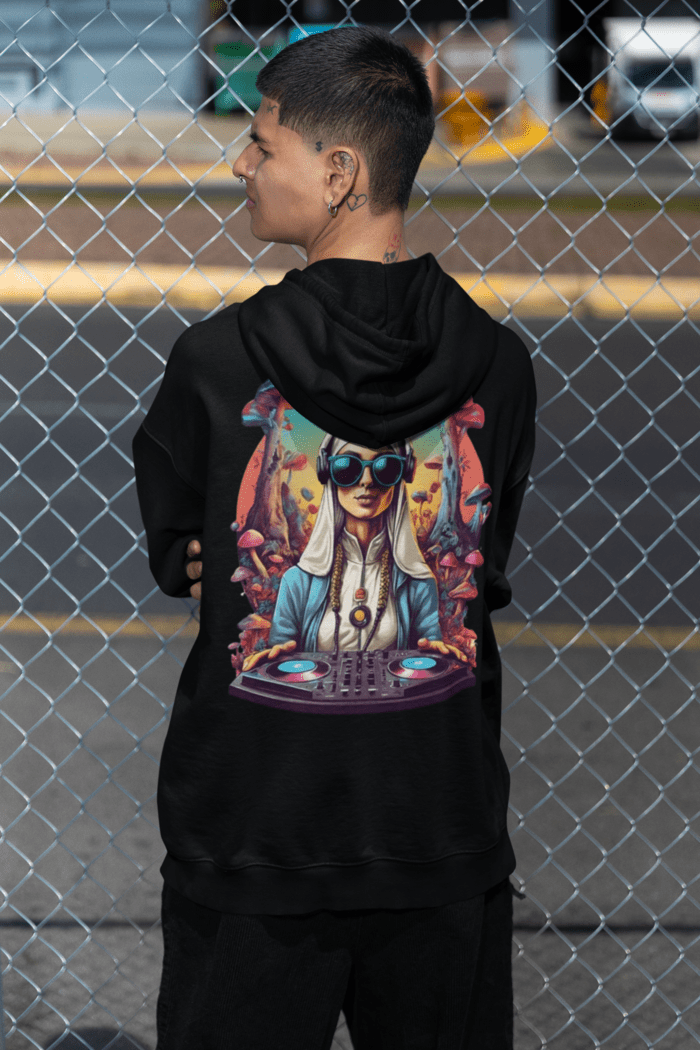 EDM Hoodie | Psychedelic Dj Nun
