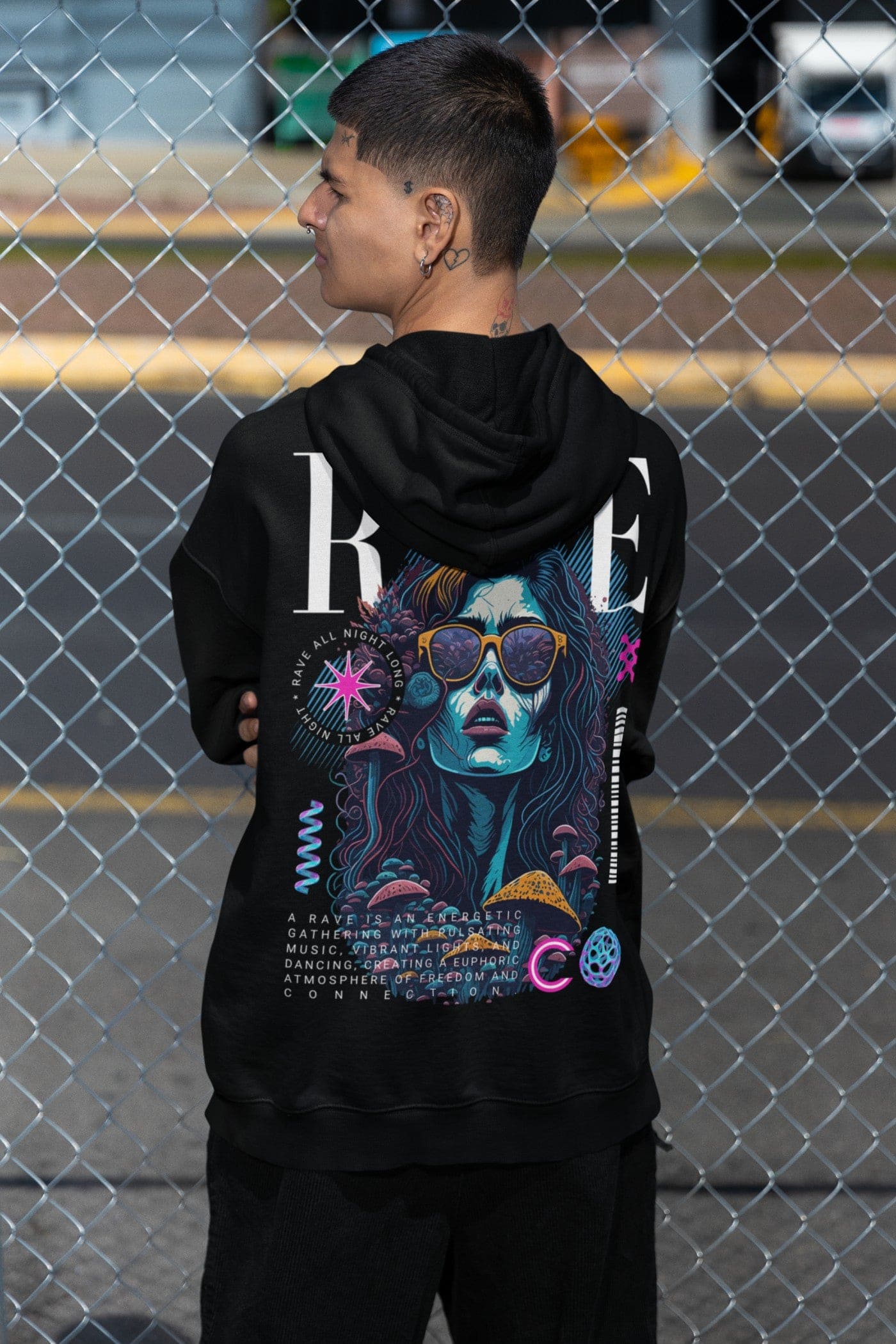 Rave Cover Girl | EDM Hoodie