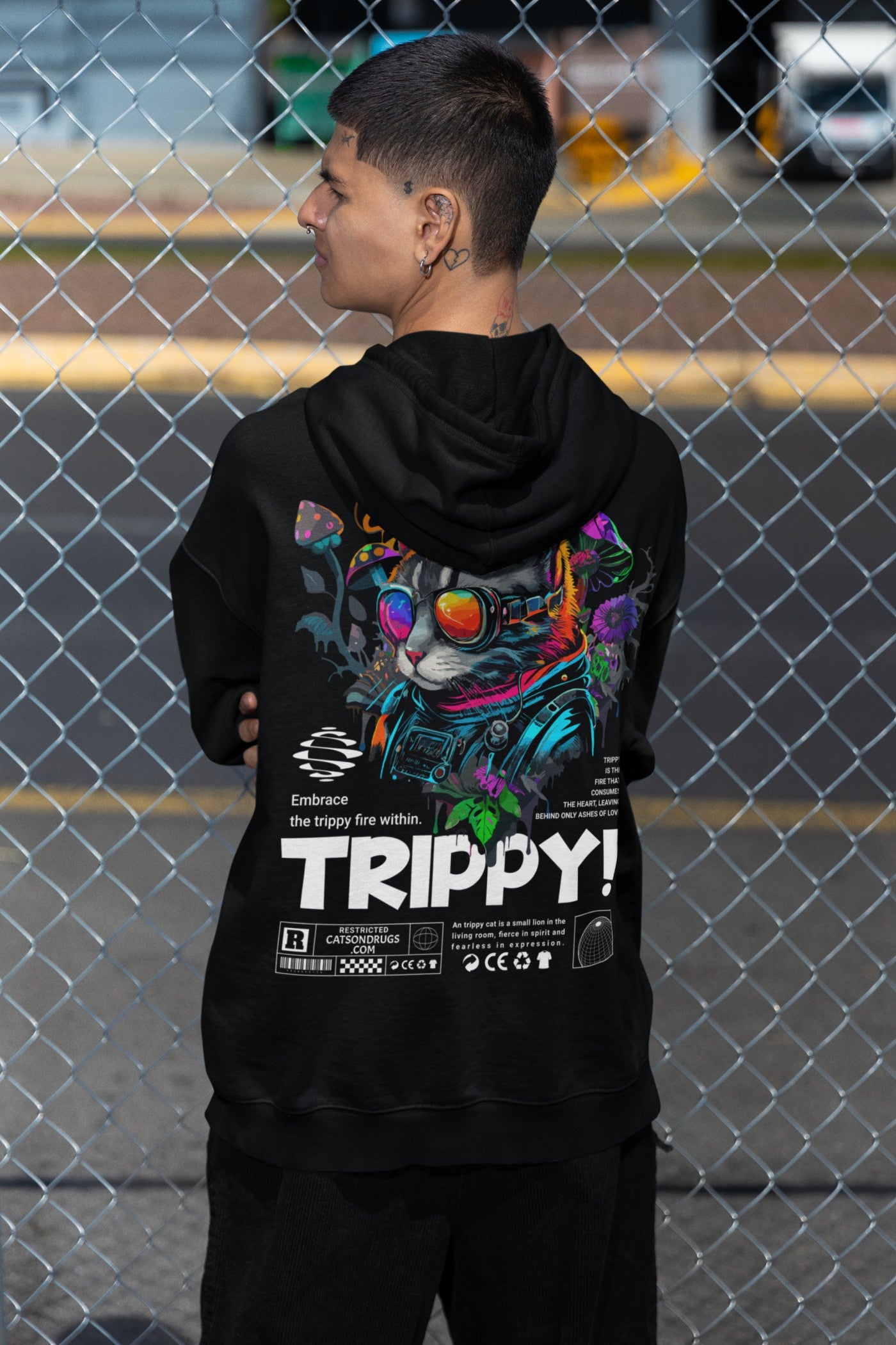 Trippy Cat | Trippy Hoodie