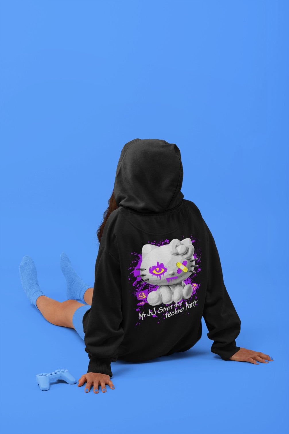 Festival Hoodie | Techno Cat