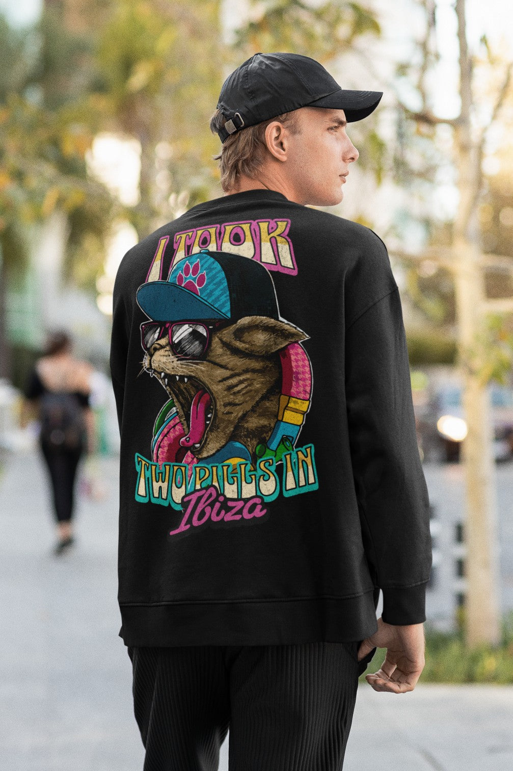 Two Pills in Ibiza | Techno Sweatshirt