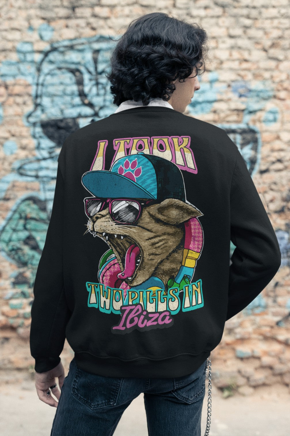 Two Pills in Ibiza | Techno Sweatshirt
