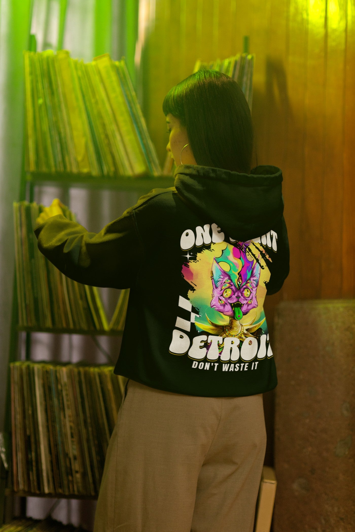 Techno Hoodie | One Night in Detroit