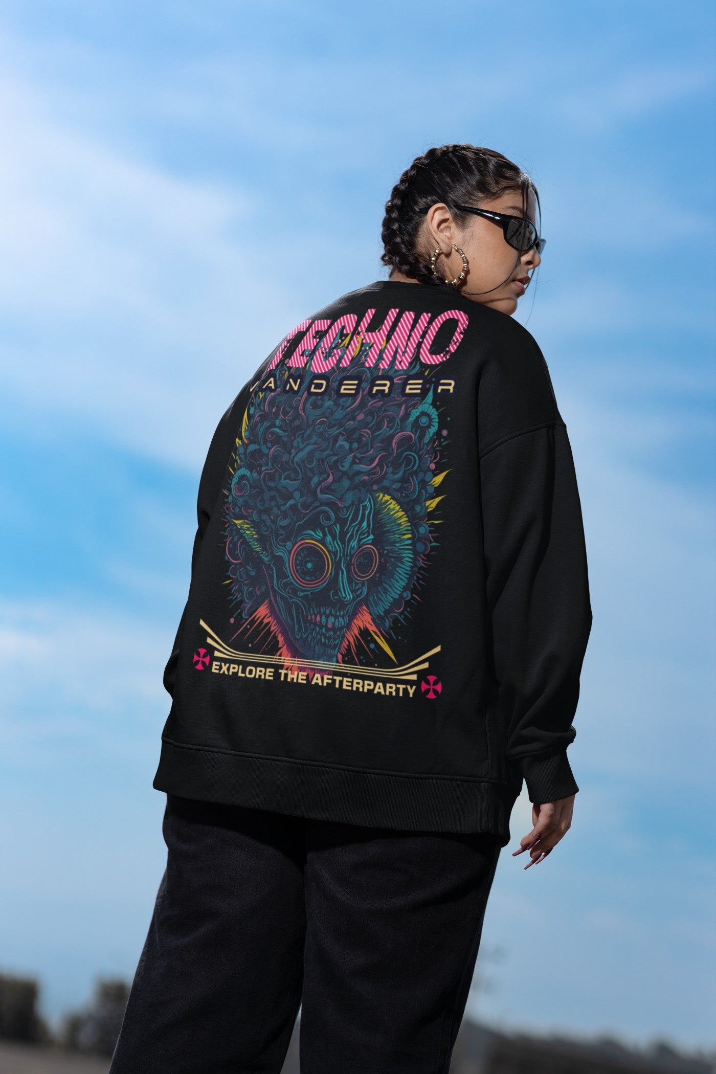 Techno Sweatshirt | Techno Wanderer