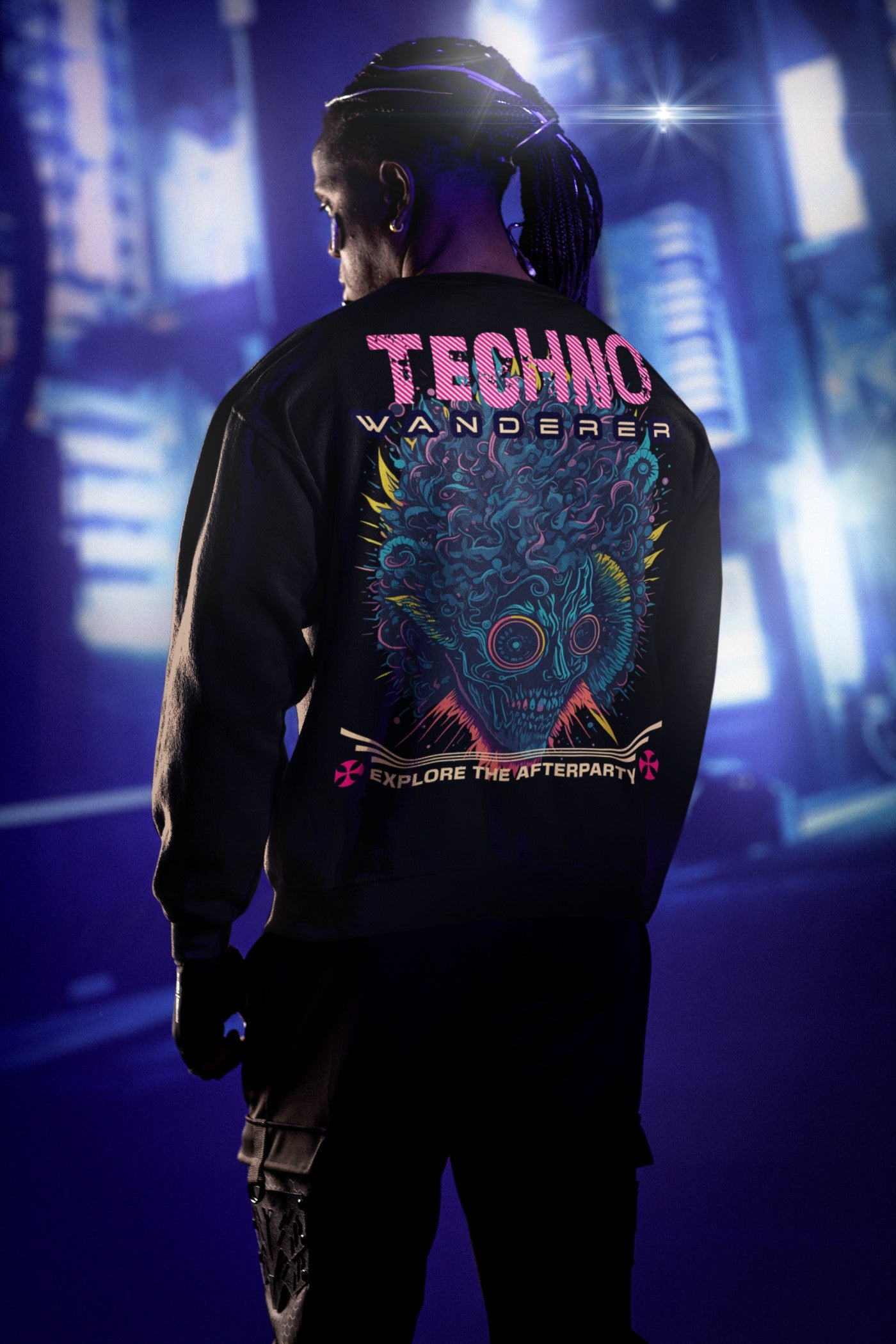 Techno Sweatshirt | Techno Wanderer