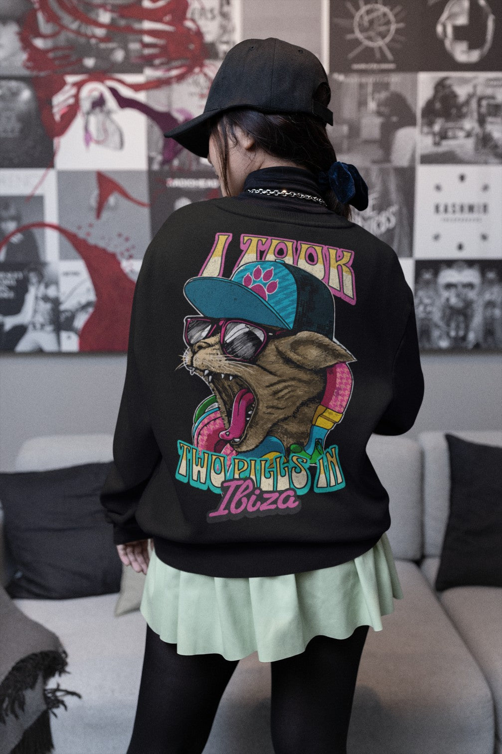 Two Pills in Ibiza | Techno Sweatshirt