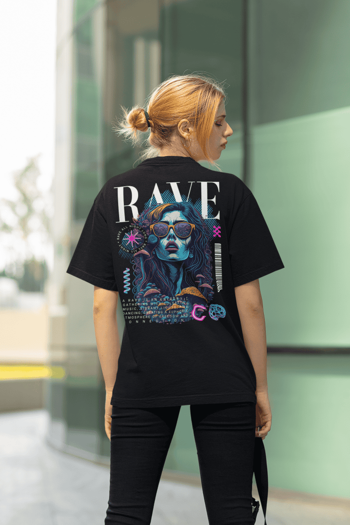 Rave Cover Girl | Rave T-Shirt