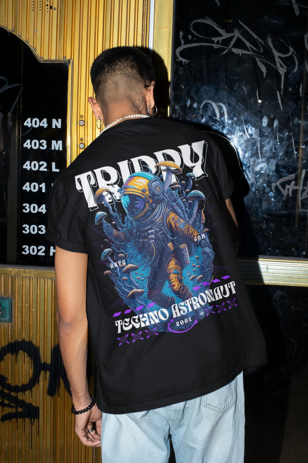 Techno T-Shirt | Techno Astronaut