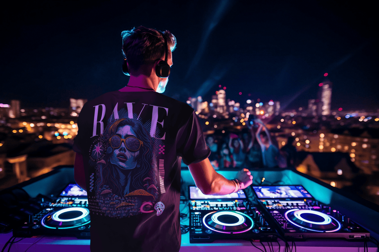 Rave Cover Girl | Rave T-Shirt