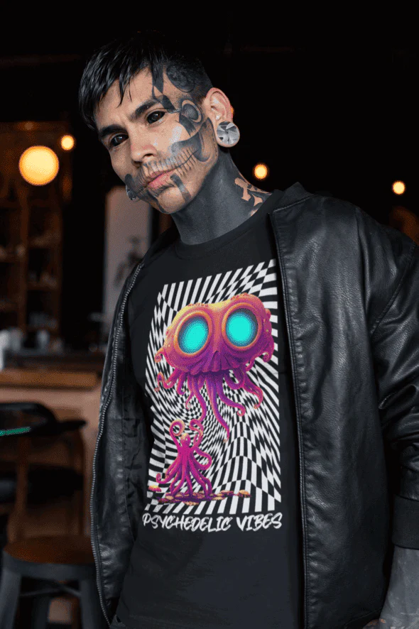 camiseta psicodelica de catsondrugs.com