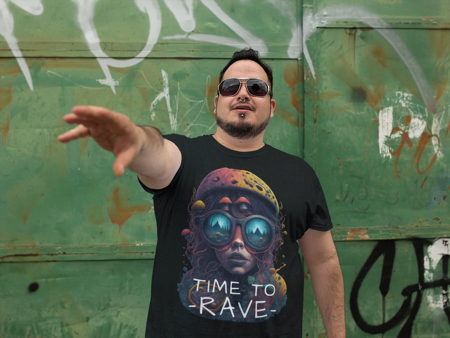 Techno T-Shirt | Time to Rave Organism | Ecstasy Edition