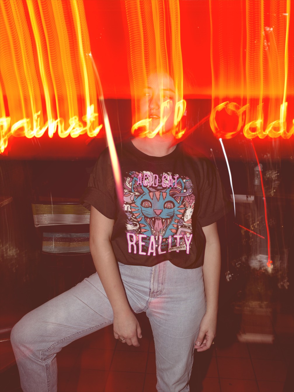 Acid Cat | Psychedelic T-Shirt