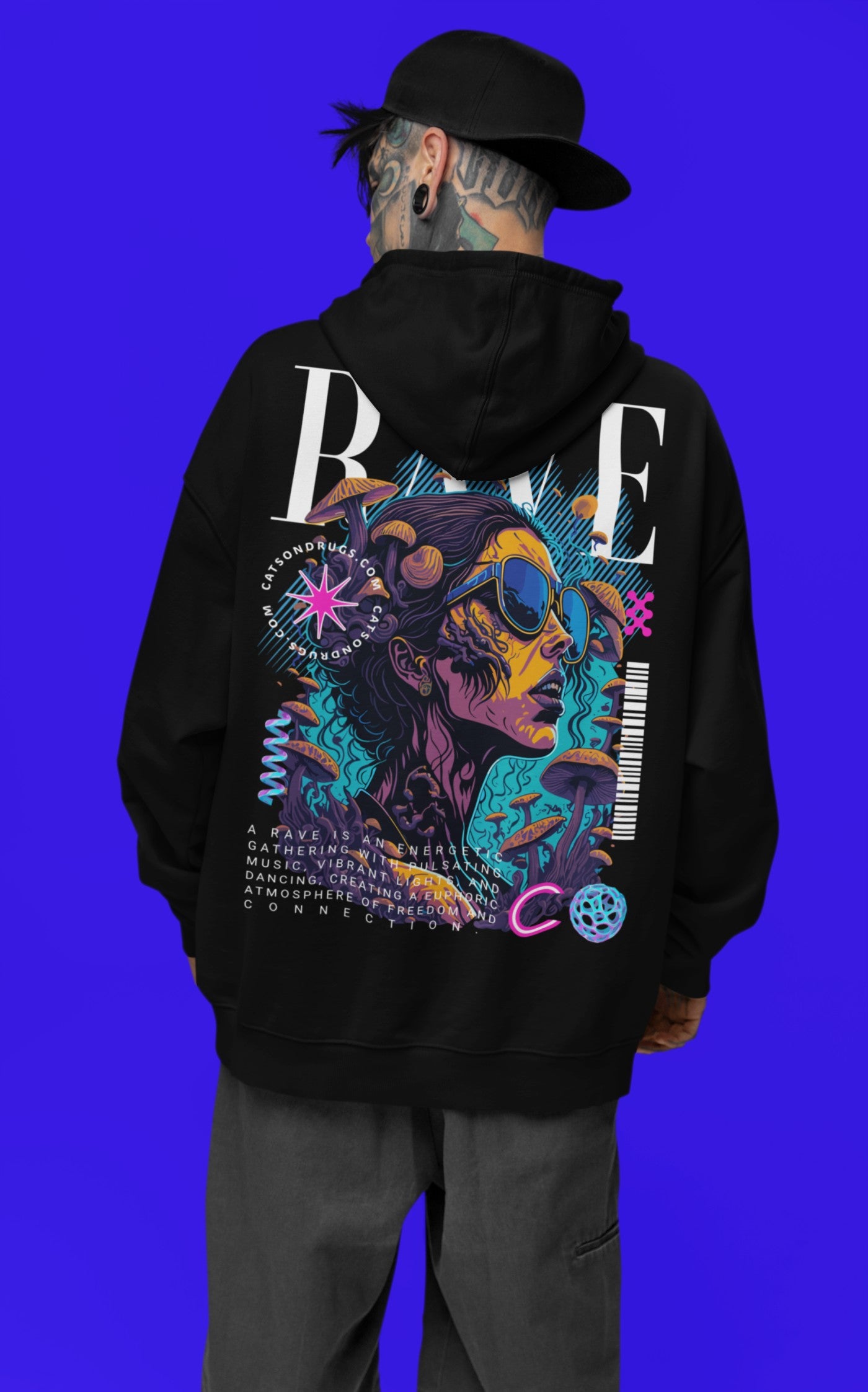 Sudadera de DJ | Rave Cover Girl