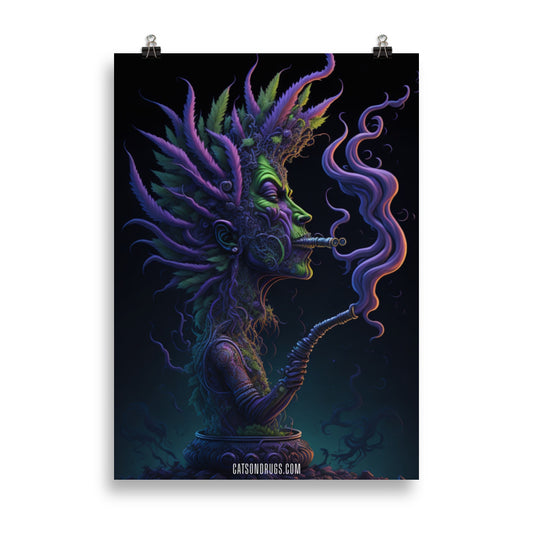 Psychedelic Sculpture - Poster - CatsOnDrugs