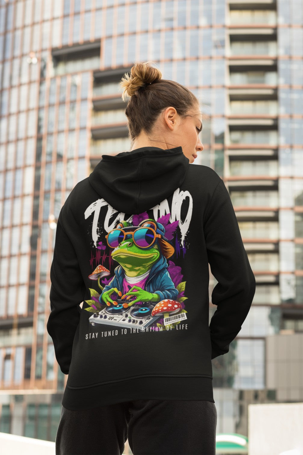 Techno Frog | Trippy Hoodie
