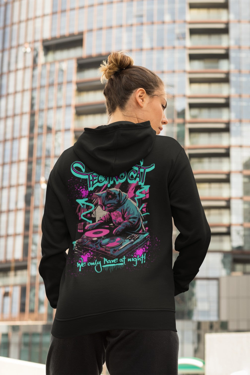 Techno Cat | Festival Hoodie