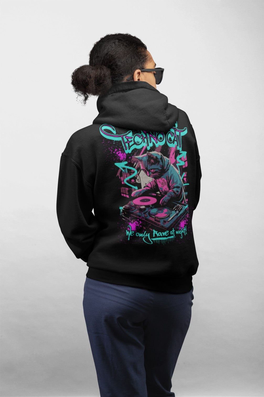 Techno Cat | Festival Hoodie