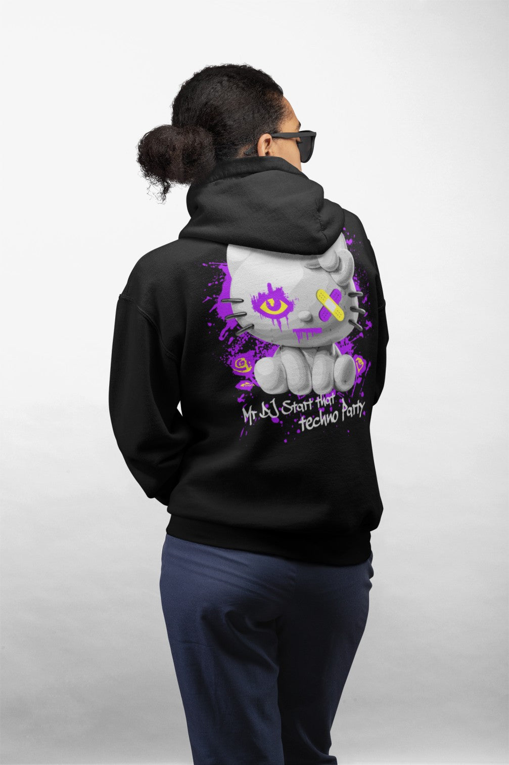Festival Hoodie | Techno Cat