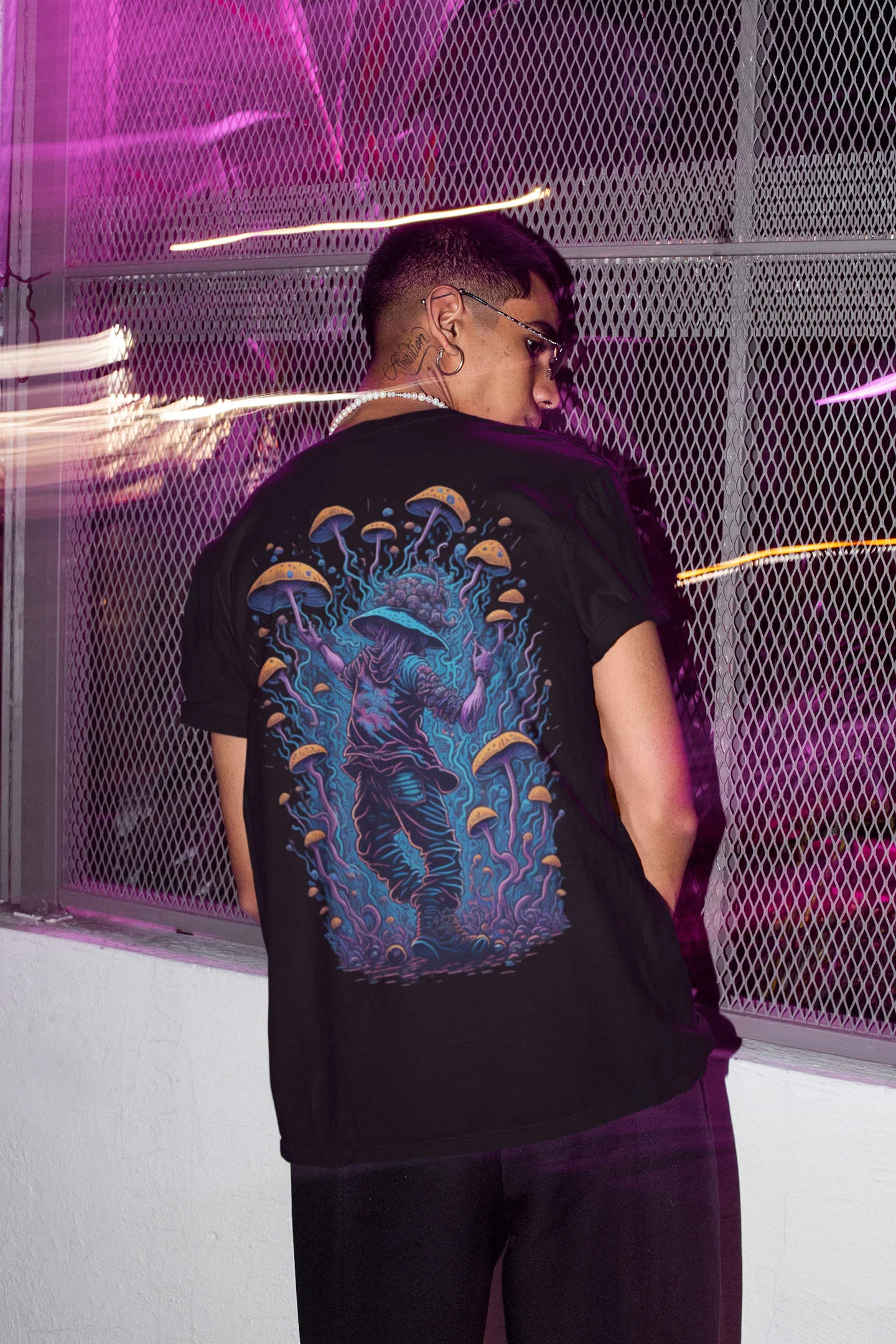 Psychedelic T-Shirt | Psy-Rave Girl | Psychedelic Outfit