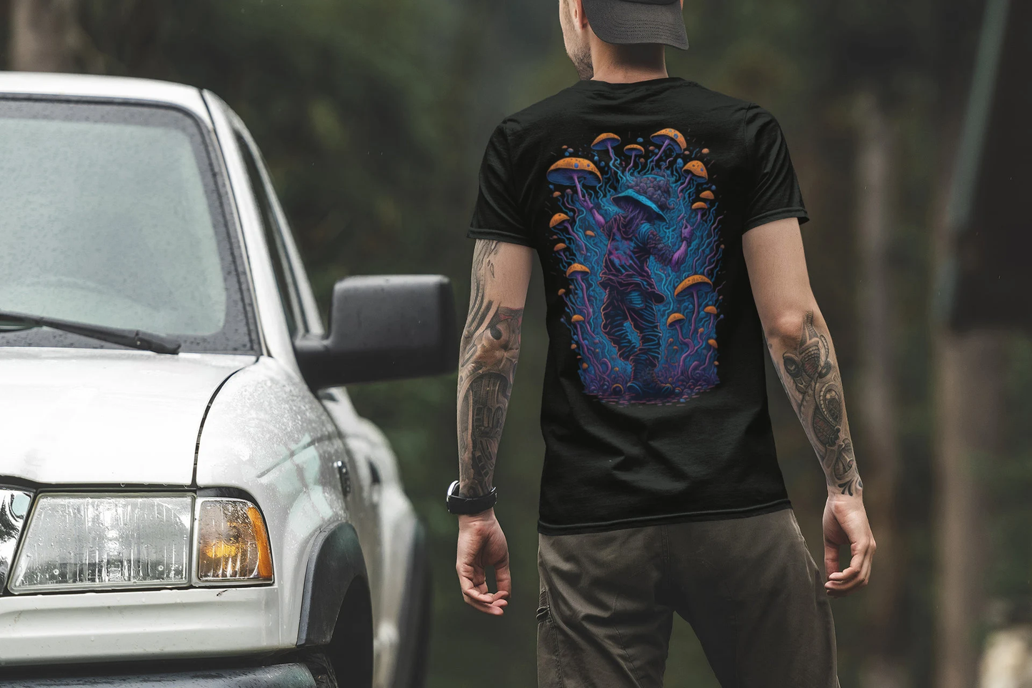 Psychedelic T-Shirt | Psy-Rave Girl | Psychedelic Outfit