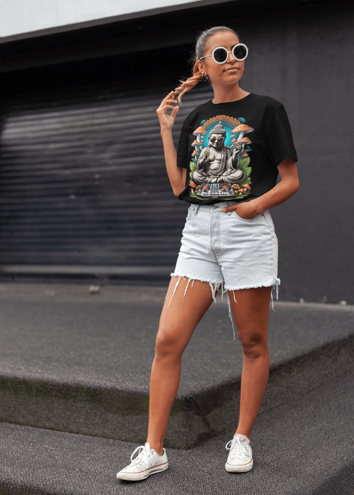 Ropa Festival Techno | Camiseta DJ Buddha