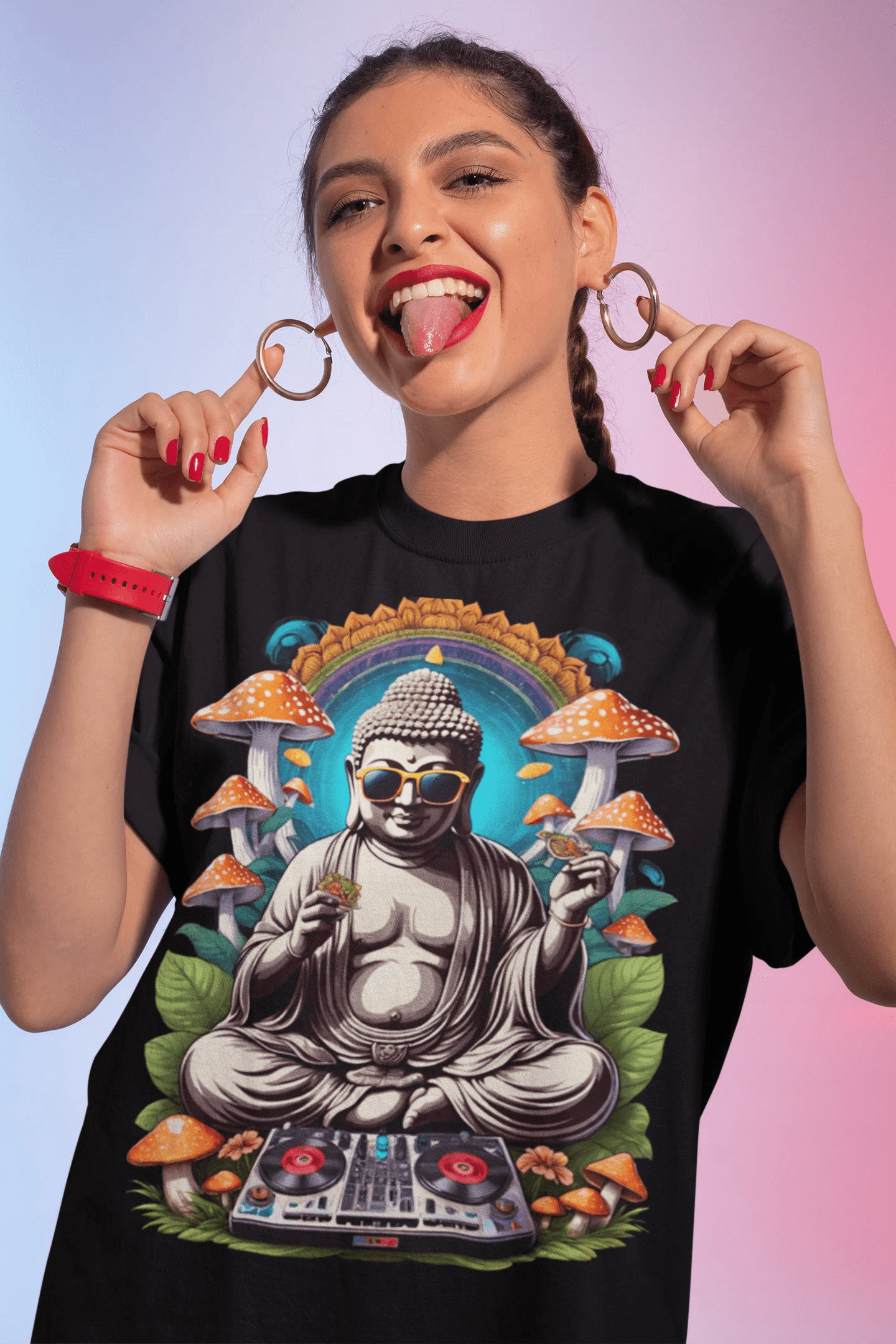 Ropa Festival Techno | Camiseta DJ Buddha