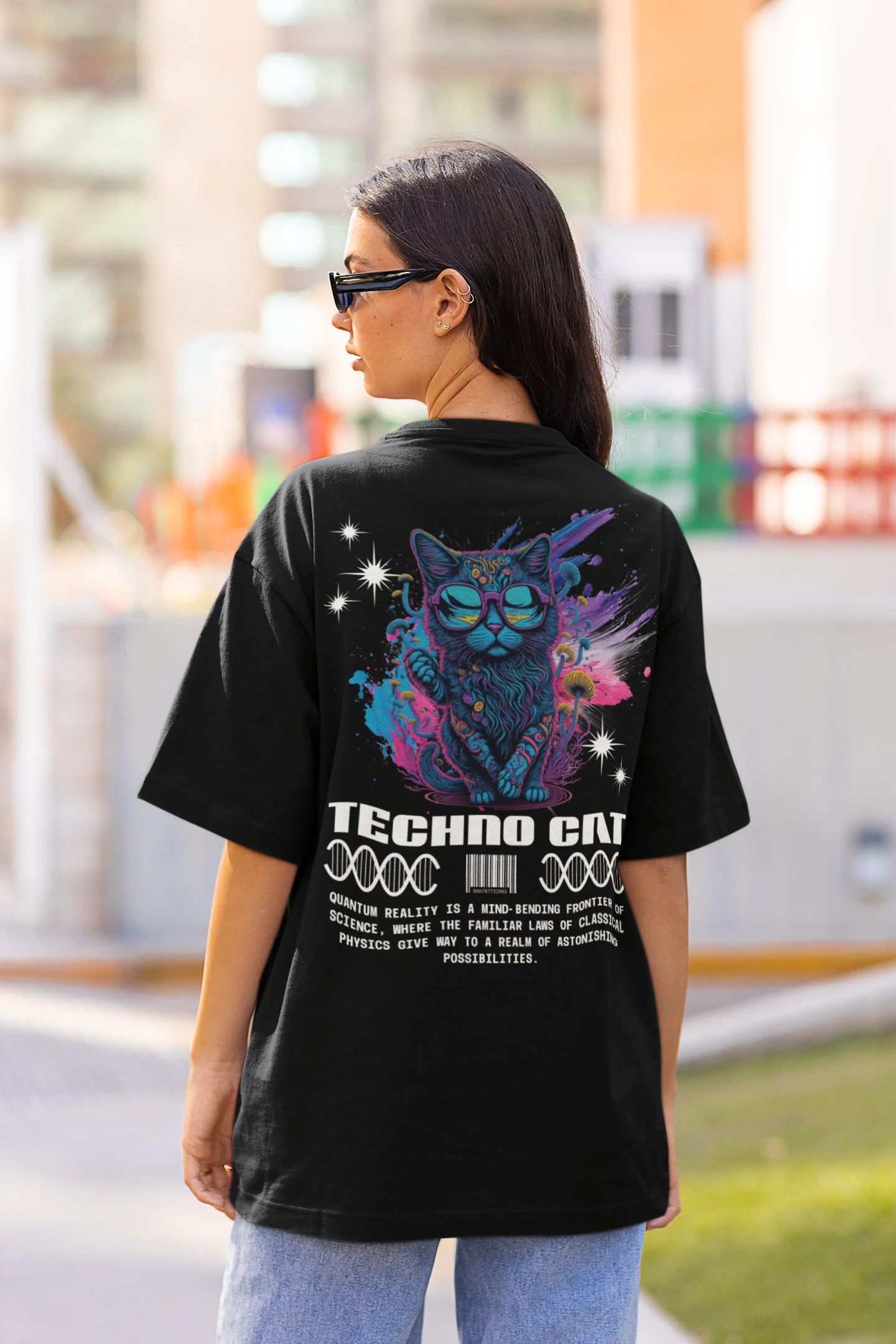 Ropa Urbana | Camiseta Techno Cat