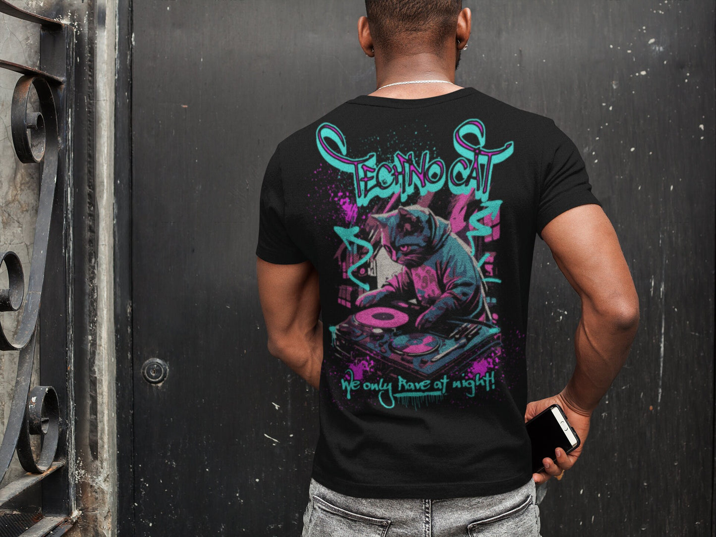 Techno Cat | EDM T-Shirt