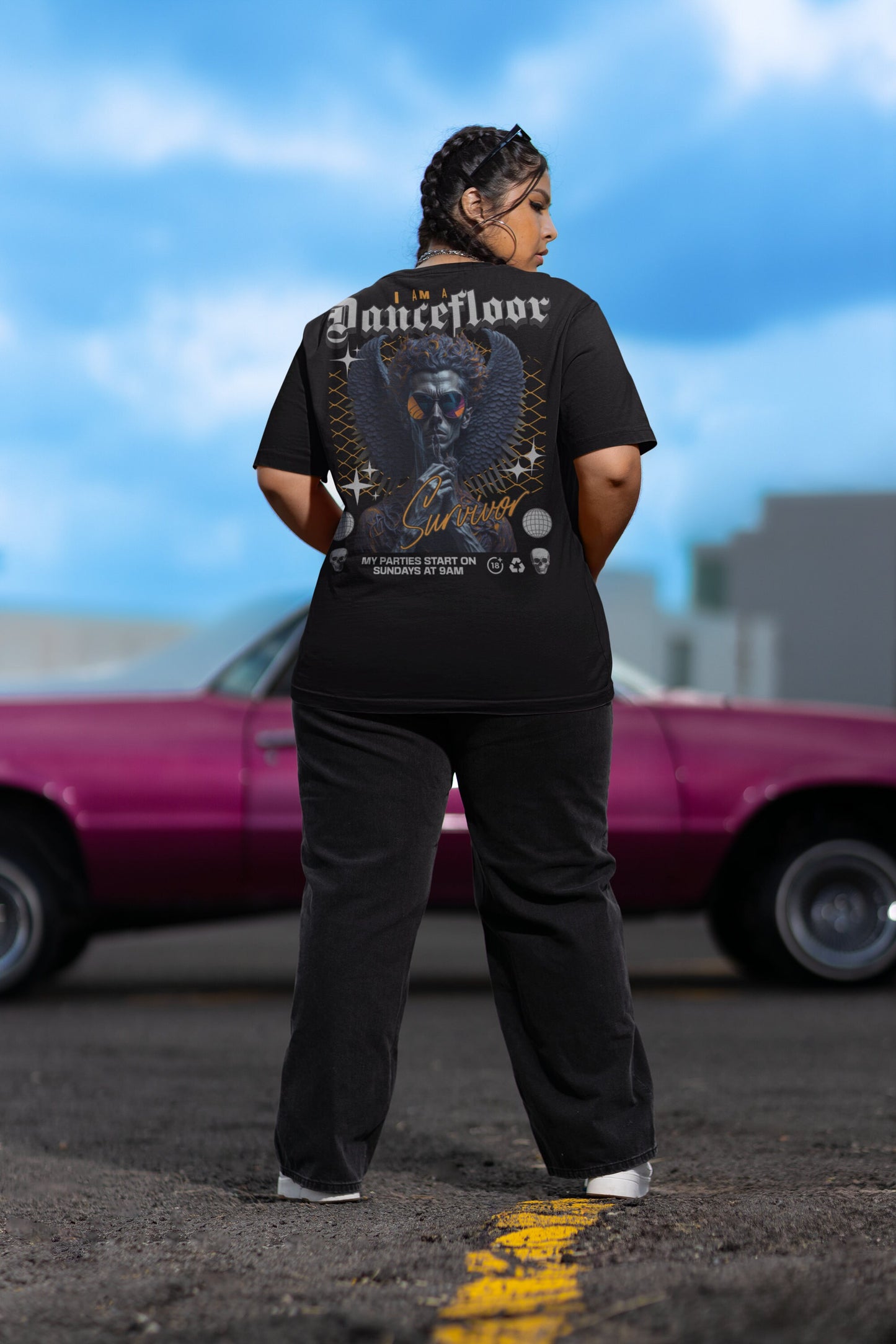 Rave T-Shirt | Rave Angel | Dancefloor Survivor