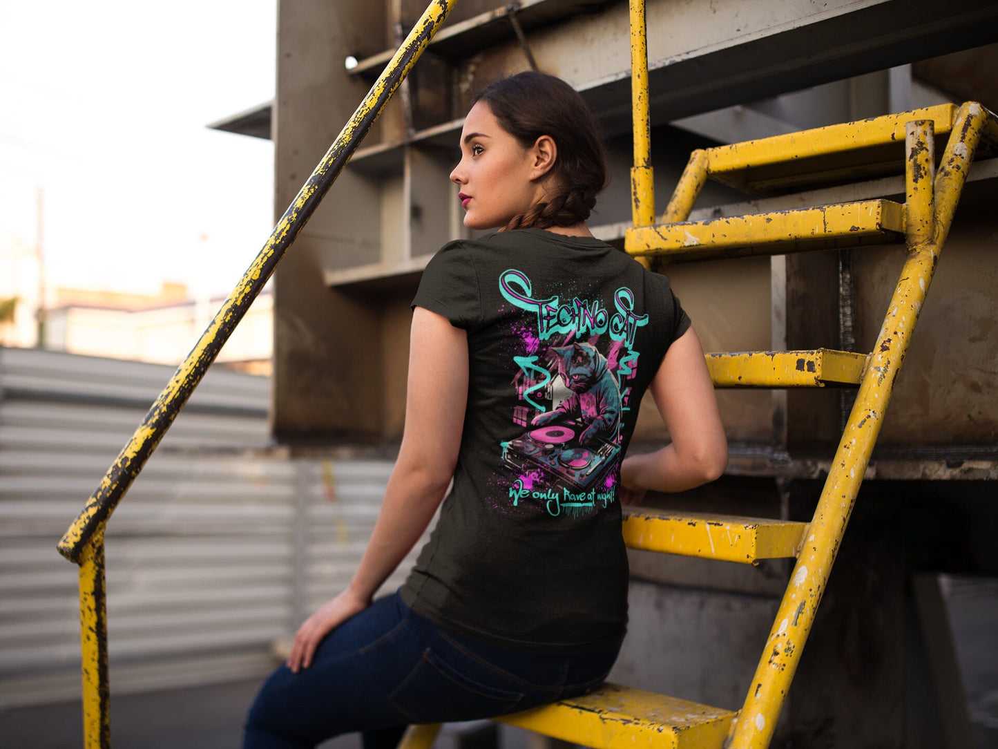 Techno Cat | EDM T-Shirt