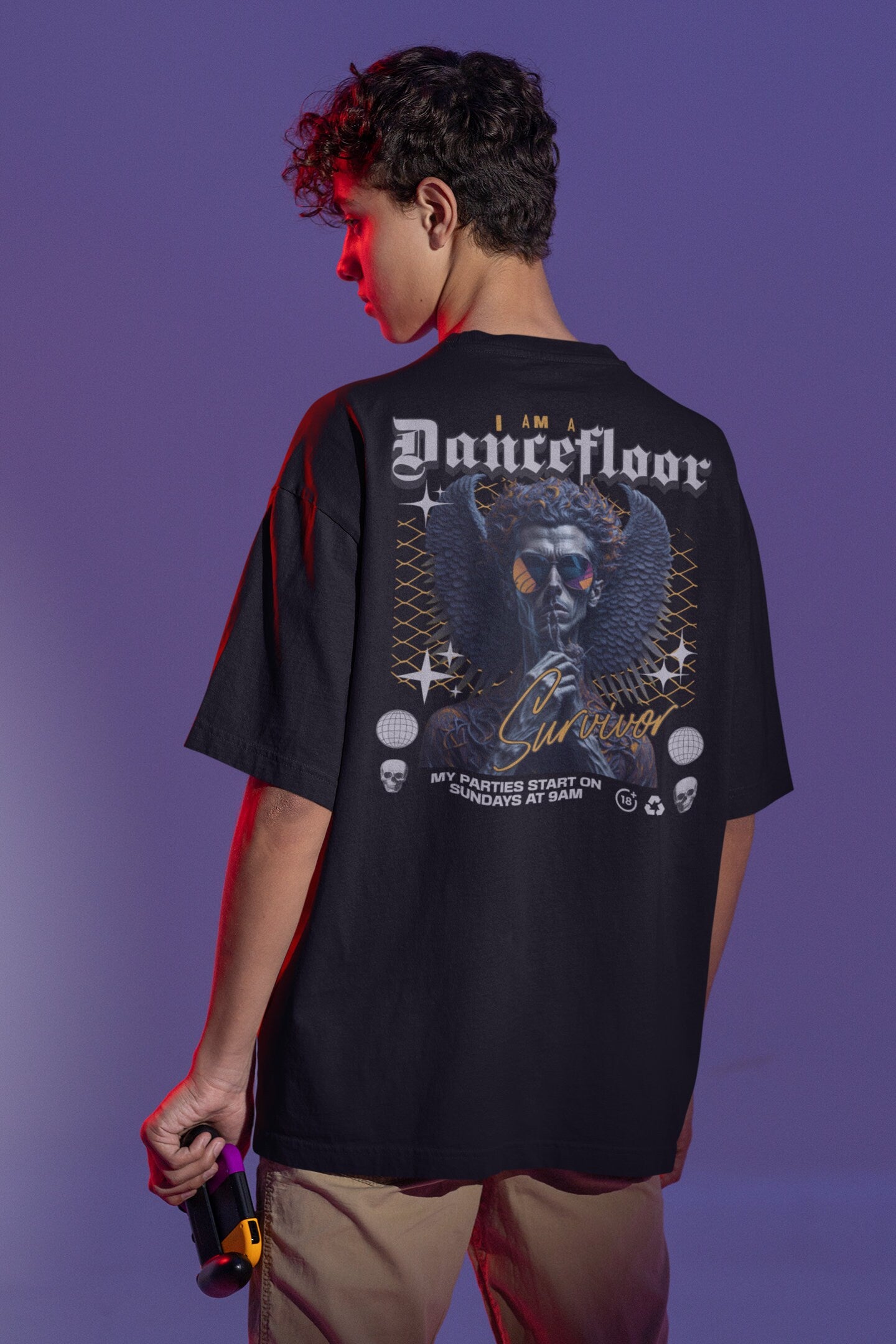 Rave T-Shirt | Rave Angel | Dancefloor Survivor