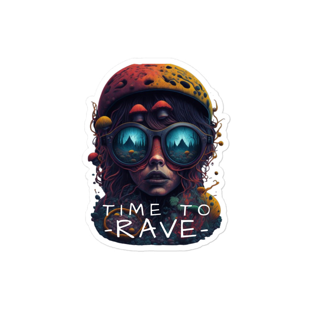 Time to Rave - Bubble-free stickers