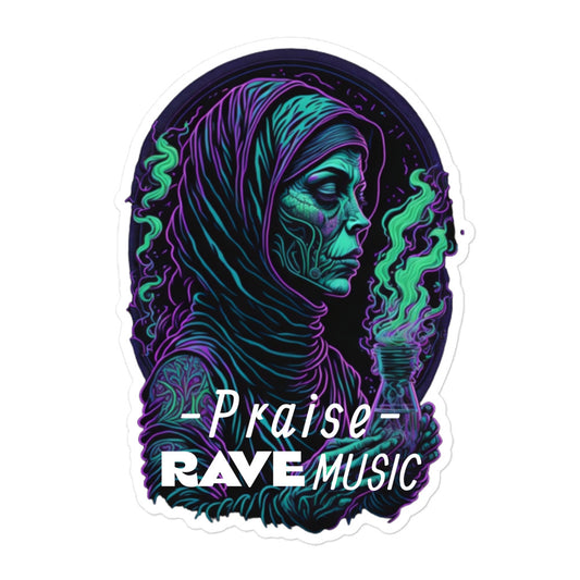 Praise Rave Music - Bubble-free stickers