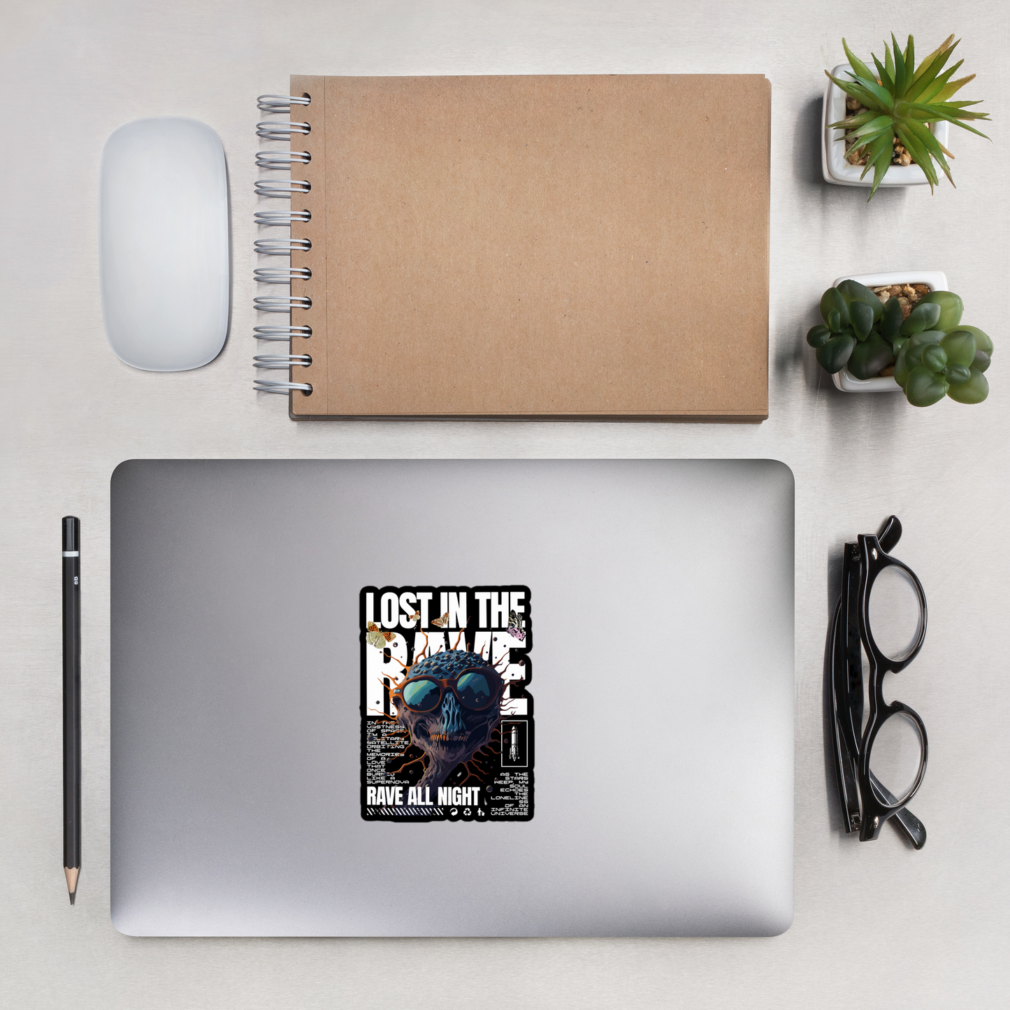 Hardstyle sticker | Lost in the Rave