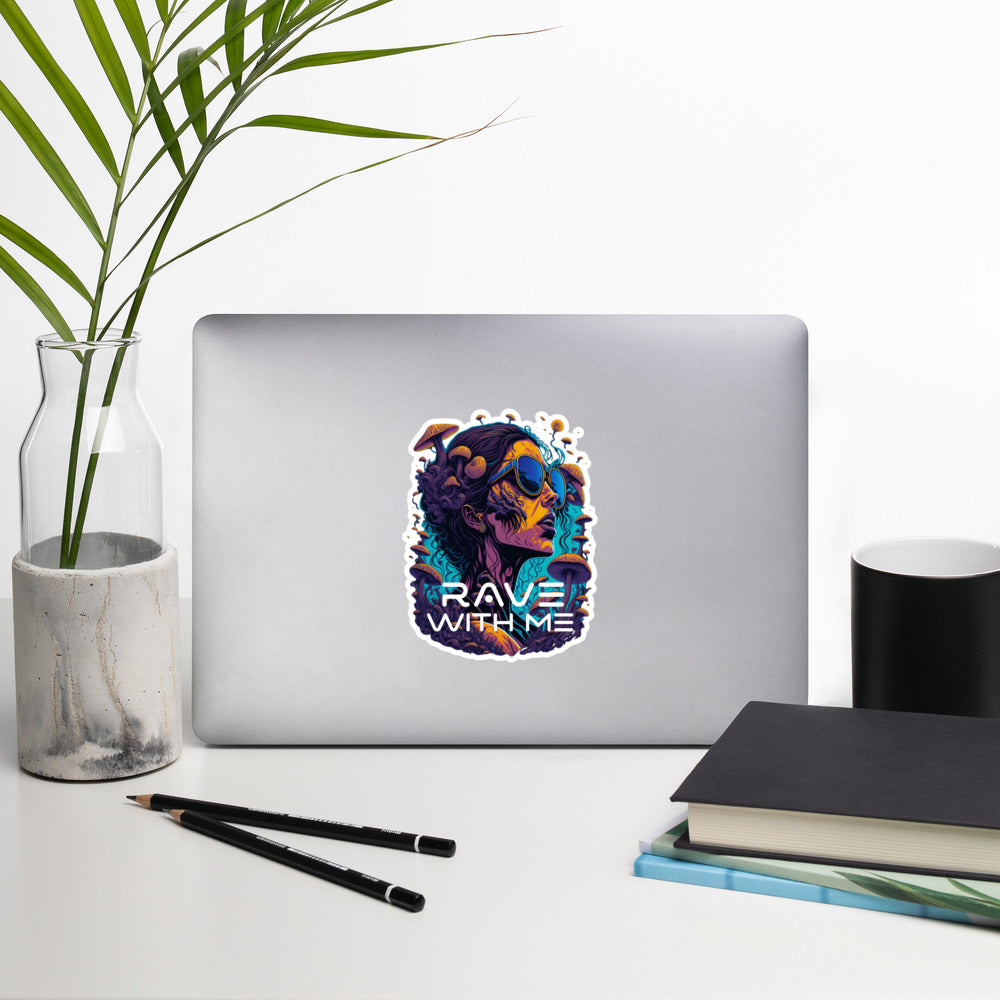 Rave with me - Bubble-free stickers