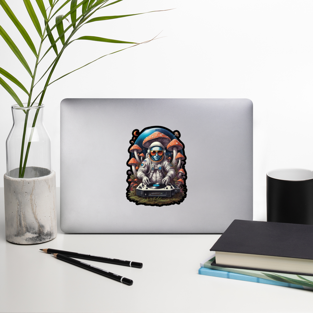 Psychedelic DJ Sticker