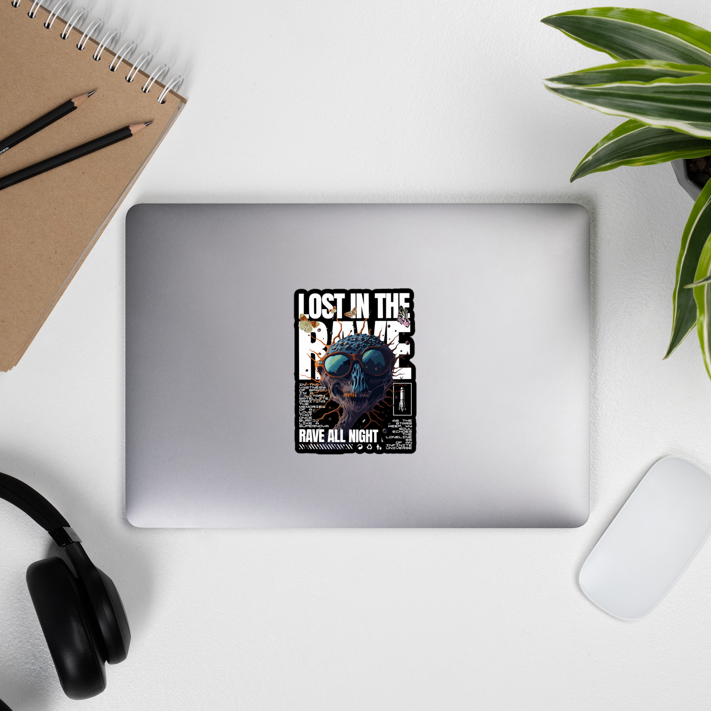 Hardstyle sticker | Lost in the Rave