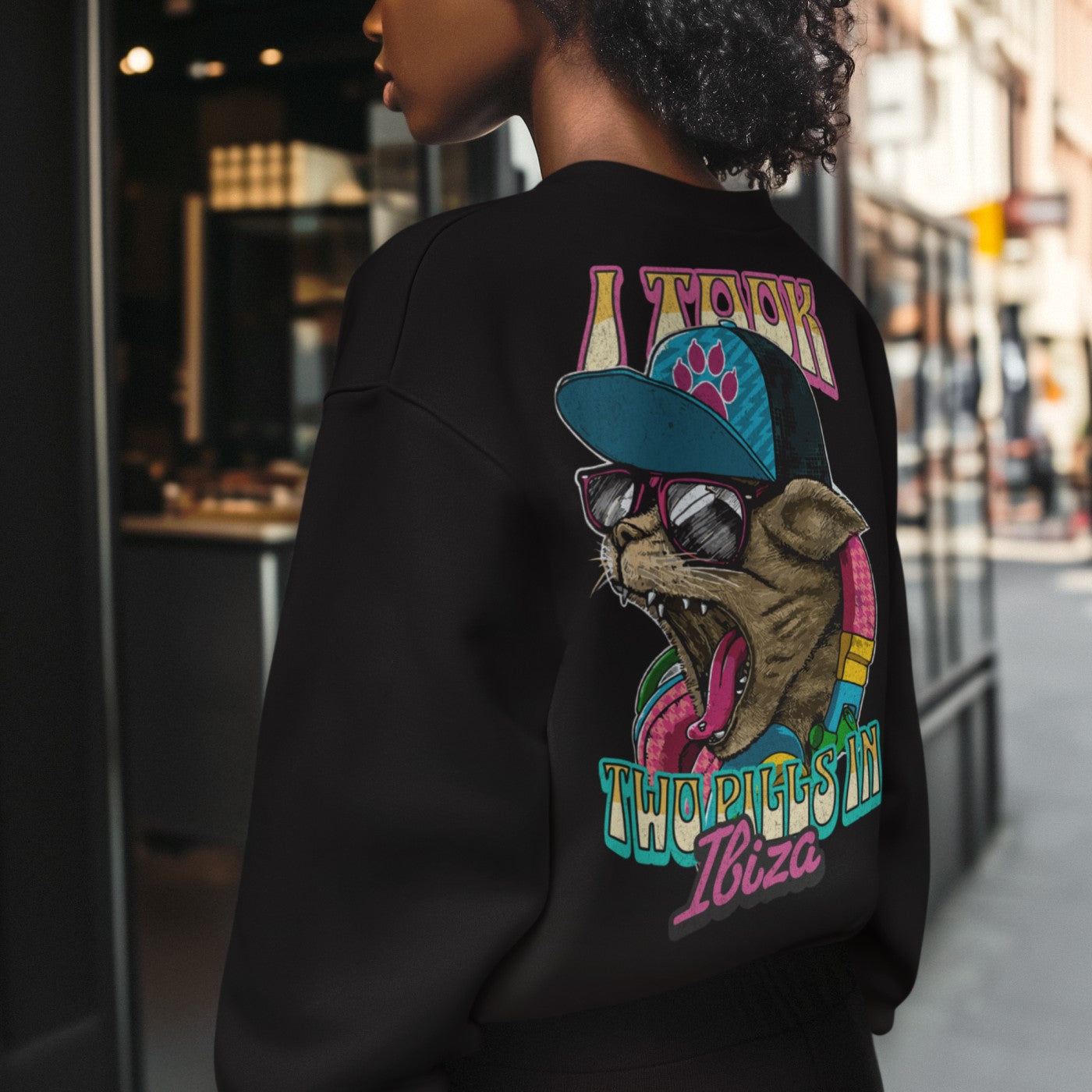 Two Pills in Ibiza | Techno Sweatshirt
