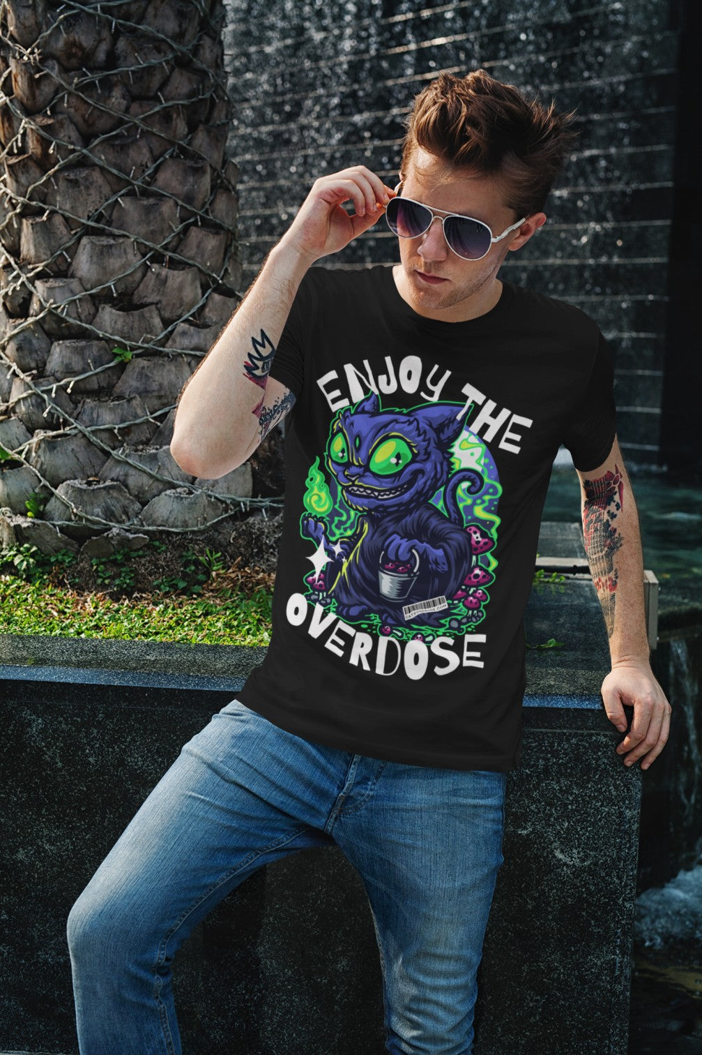 Enjoy the Overdose | Psychedelic T-Shirt