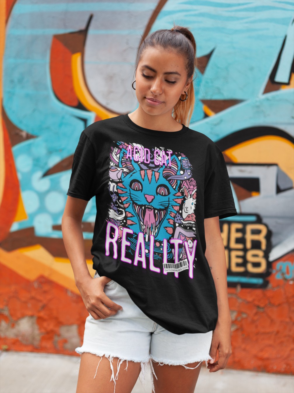 Acid Cat | Psychedelic T-Shirt