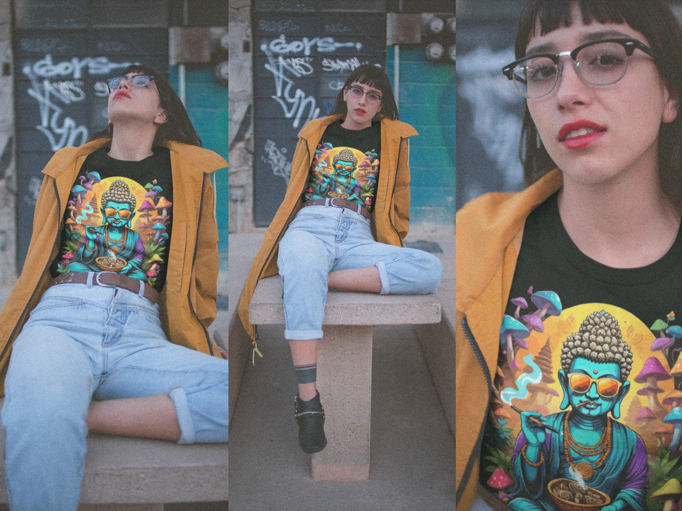 Psychedelic T-Shirt | Buddha Wear | Ecstasy Edition