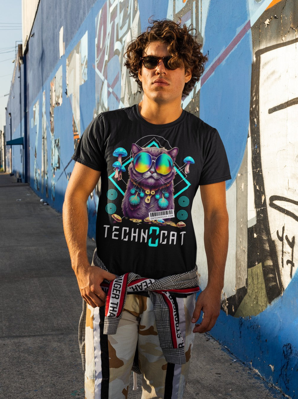 Diamond Techno Cat | Techno T-Shirt
