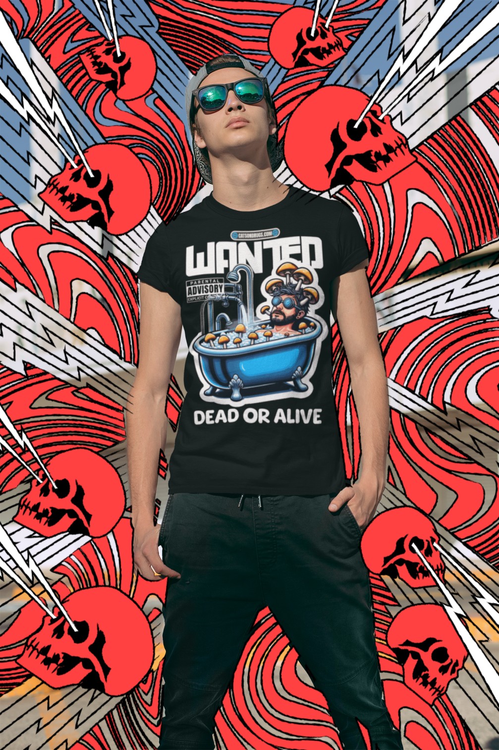 Dead or Alive | Psychedelic T-Shirt