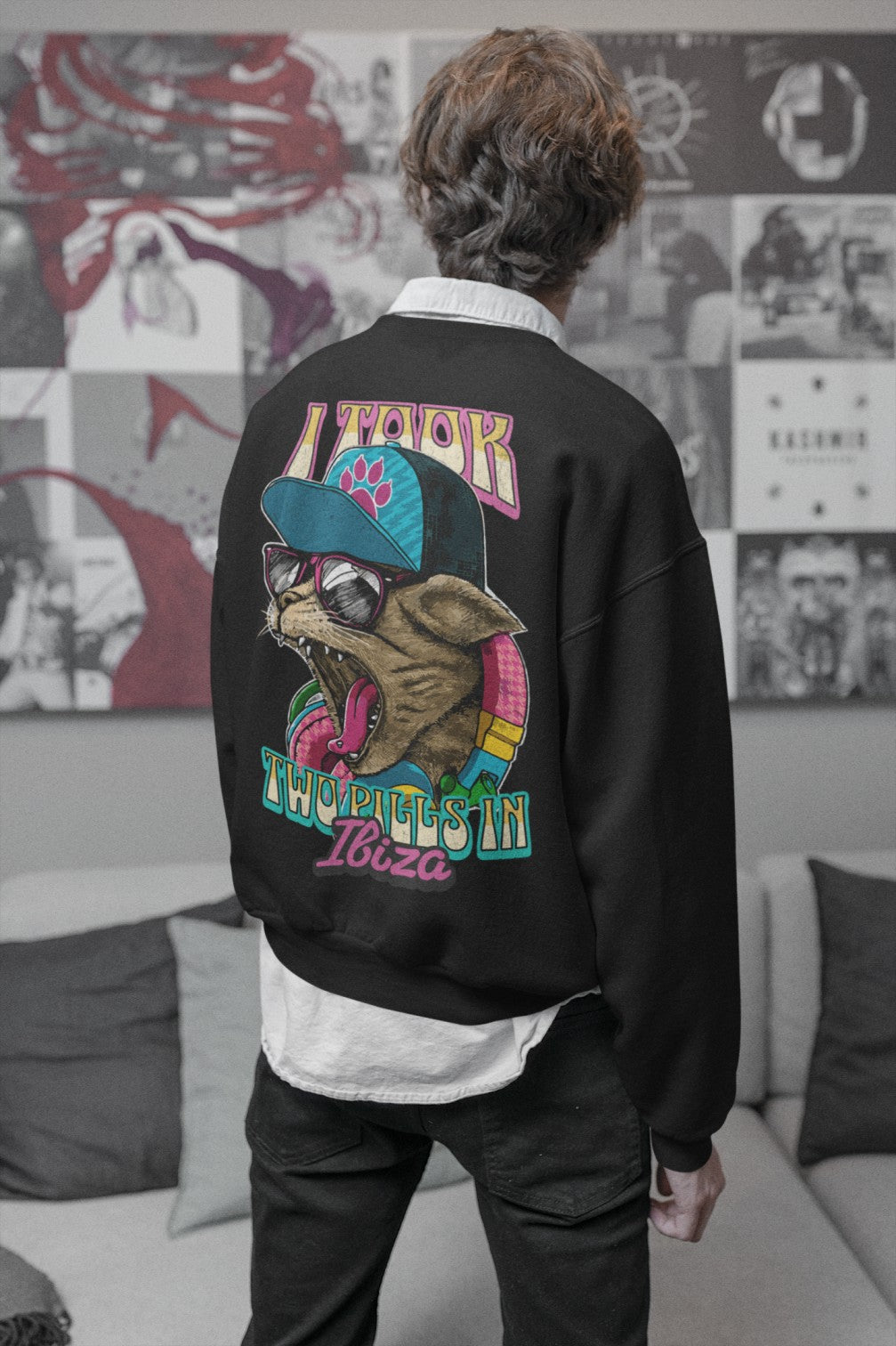 Two Pills in Ibiza | Techno Sweatshirt