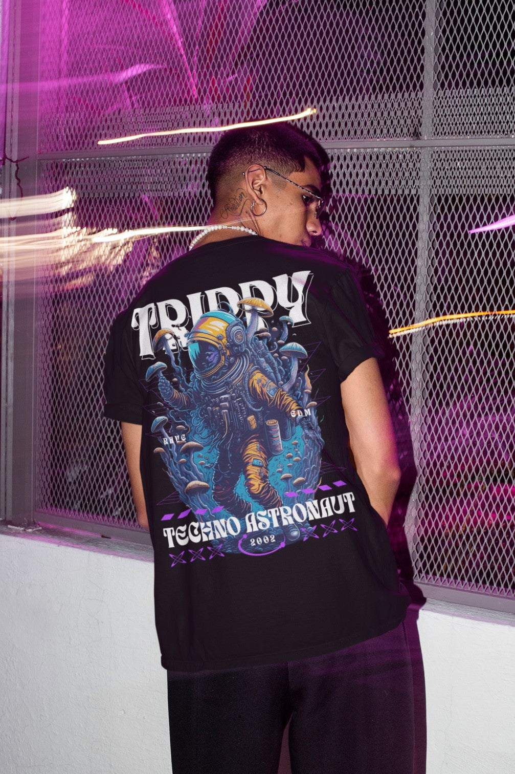 Techno T-Shirt | Techno Astronaut