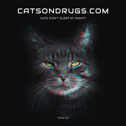 Psychedelic Cat - Unisex T-Shirt - CatsOnDrugs