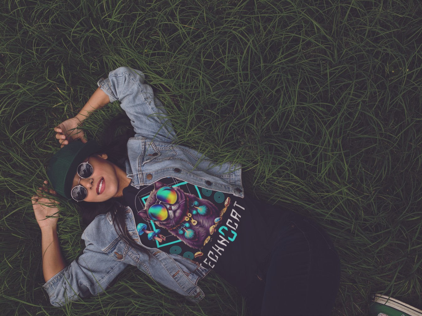 Diamond Techno Cat | Camiseta Techno