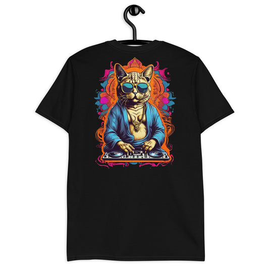 Psychedelic Dj Buddha Cat - Unisex T-Shirt - CatsOnDrugs