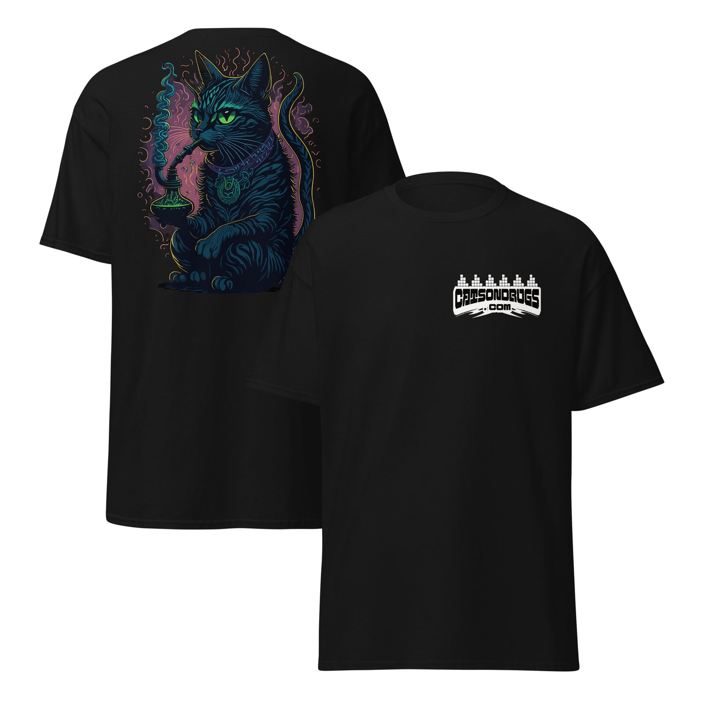 Psychedelic T-Shirt | Psychedelic Shisha Cat